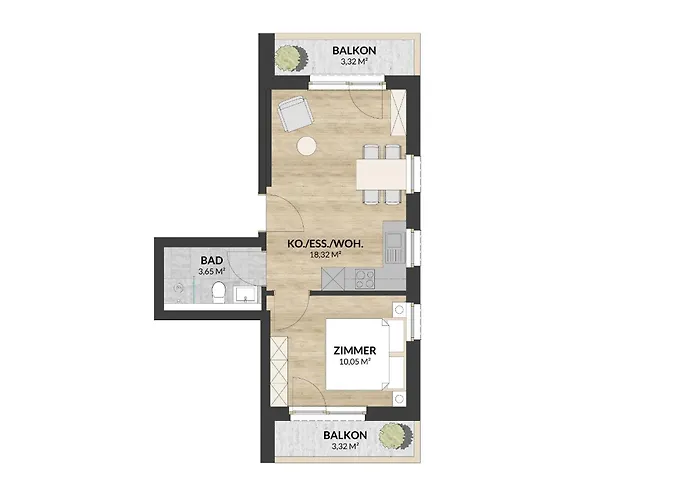 Apartment A Casa Tuerkis *